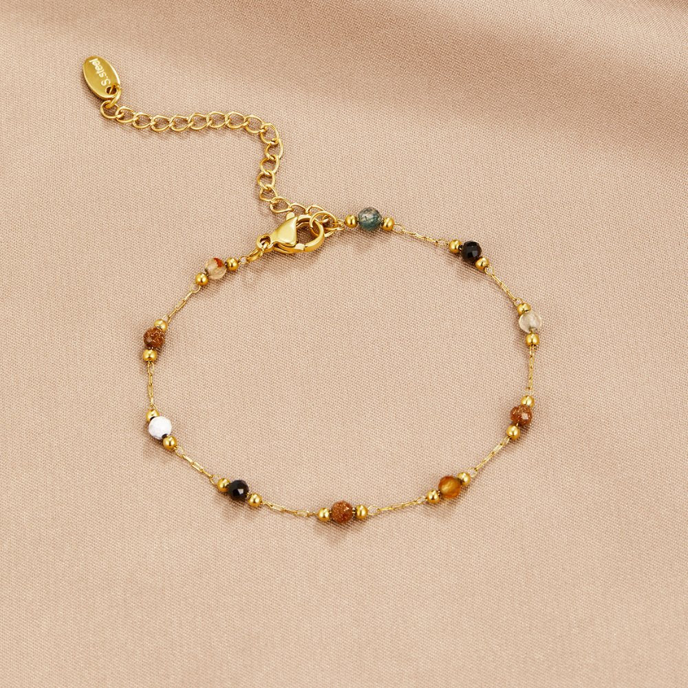 Lulu Beaded Stone Armband