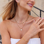 Lulu Forest Beaded Stone Ketting