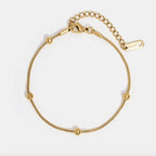 Luna Gouden Bead Armband