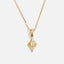 Luna Witte Opaal Gouden Ketting
