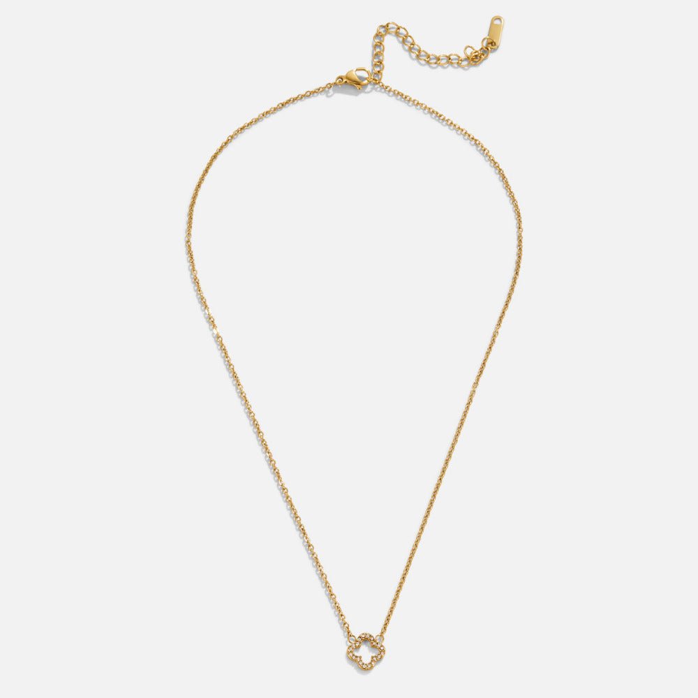Luxe Kristallen Clover Ketting