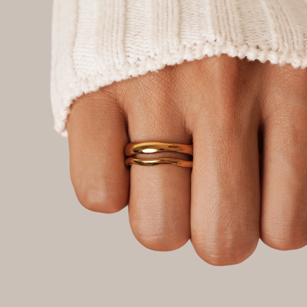 Madison Wave Ring Set Hoofdafbeelding