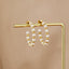Maia Parel & Gouden Bead Oorbellen