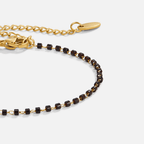Maisie Zwarte Bead Armband