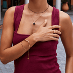 Maisie Black Bead Ketting