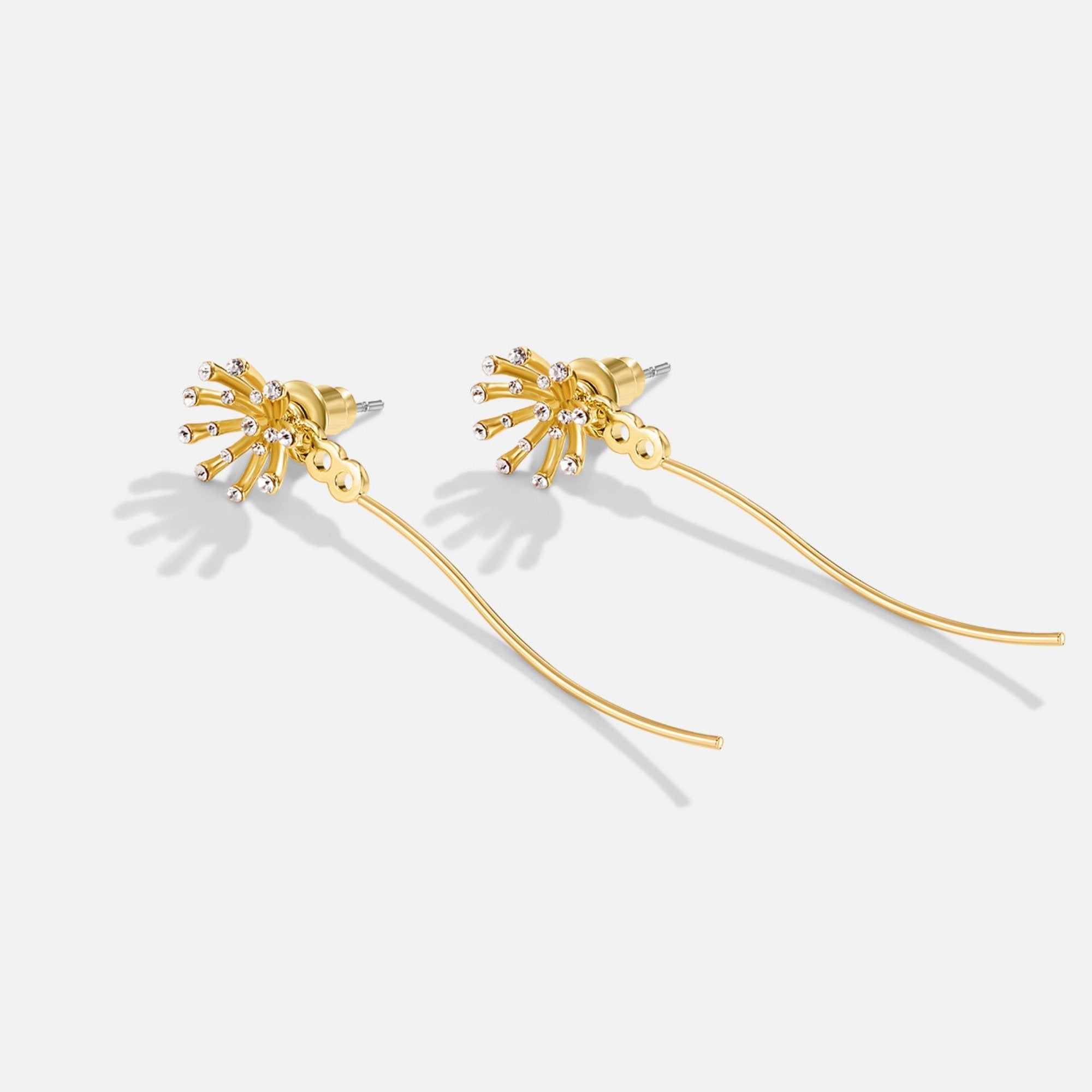 Make A Wish Dandelion 18K Gouden Oorbellen