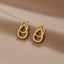 Mara Teardrop Link Oorbellen