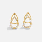 Mara Teardrop Link Oorbellen