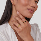 Marissa Emerald Green Gelaagde Ring