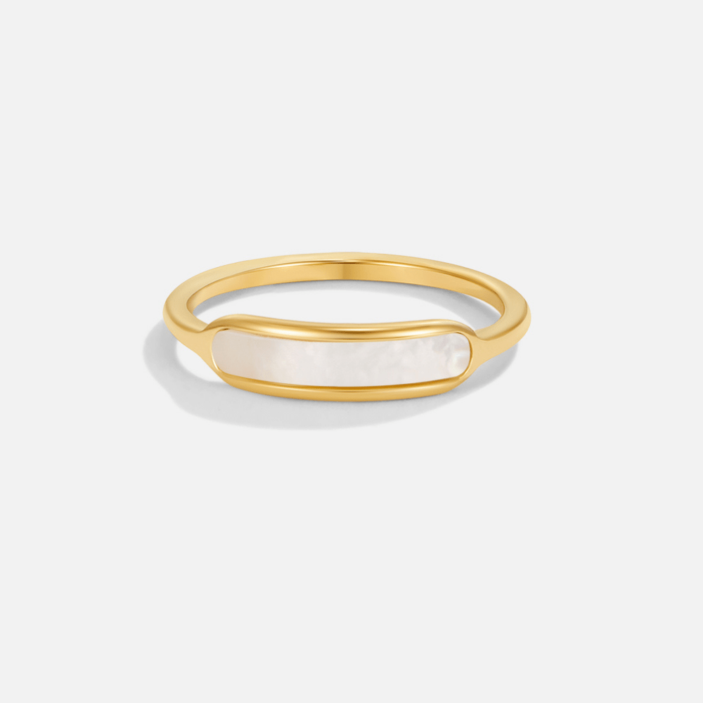 Maya Parel White Ring Hoofdafbeelding