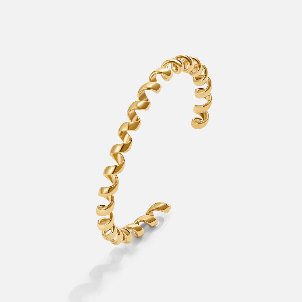 Melinda Gouden Coil Armband