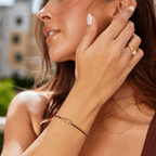Midnight Black Kristallen Armband
