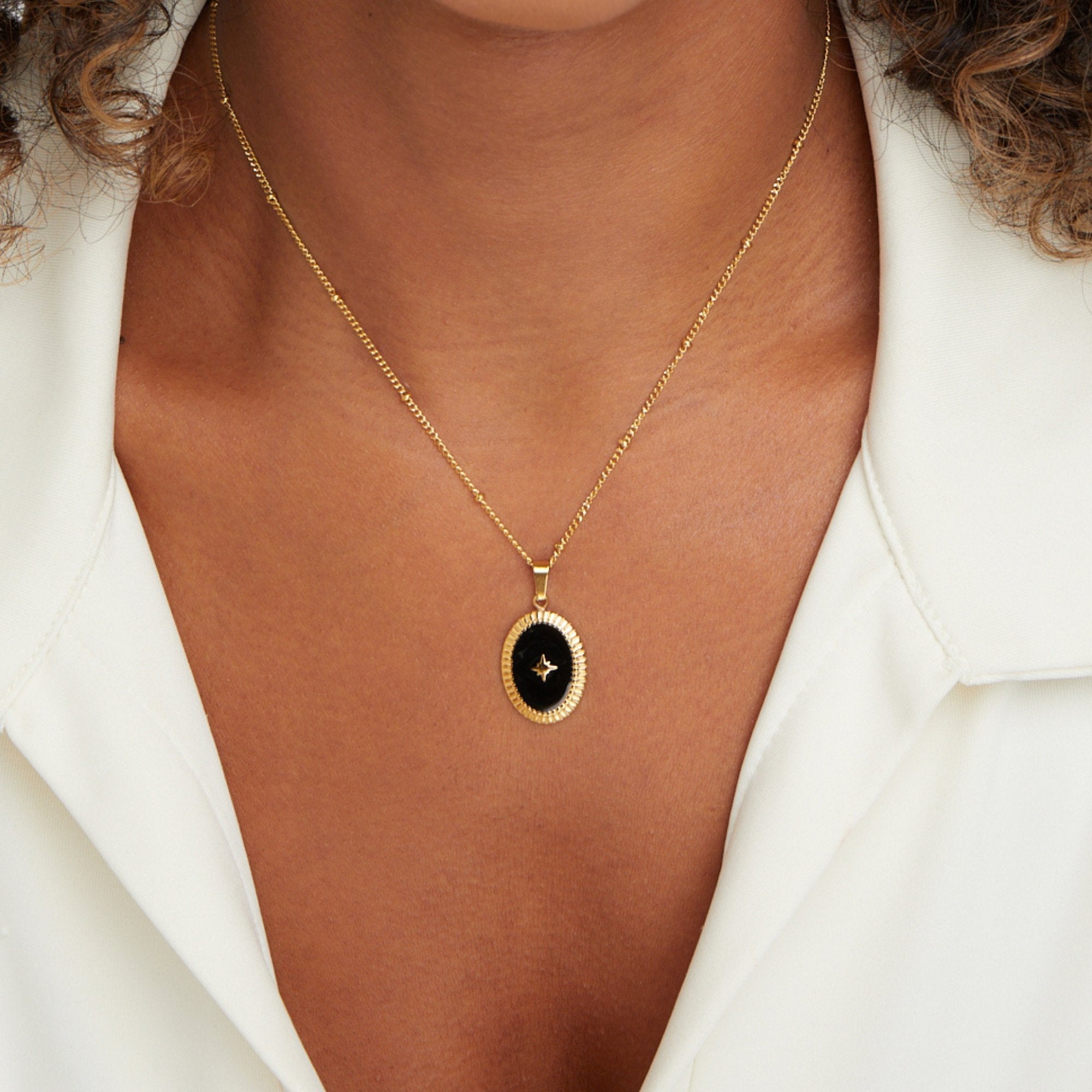 Midnight Star Onyx Ketting Secundaire afbeelding