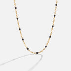 Mila Black Bead Ketting