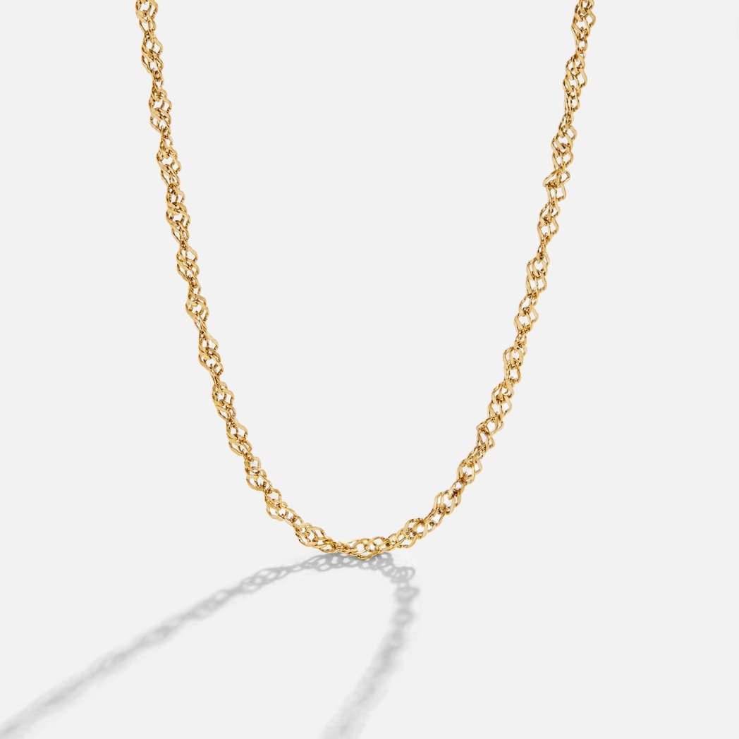 Mila Twist Gouden Ketting Hoofdafbeelding
