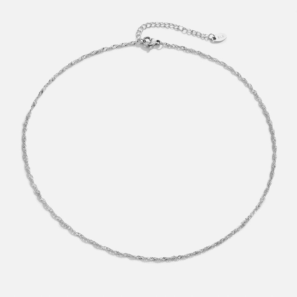 Mila Twist Zilveren Ketting
