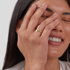 Mila Gevlochten Gouden Ring