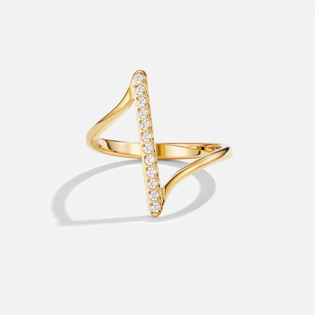 Mila Gevlochten Gouden Ring
