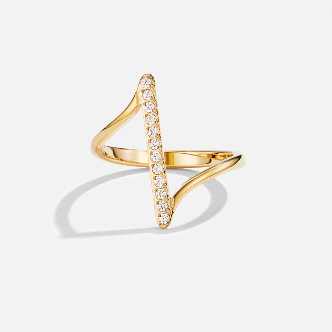 Mila Gevlochten Gouden Ring