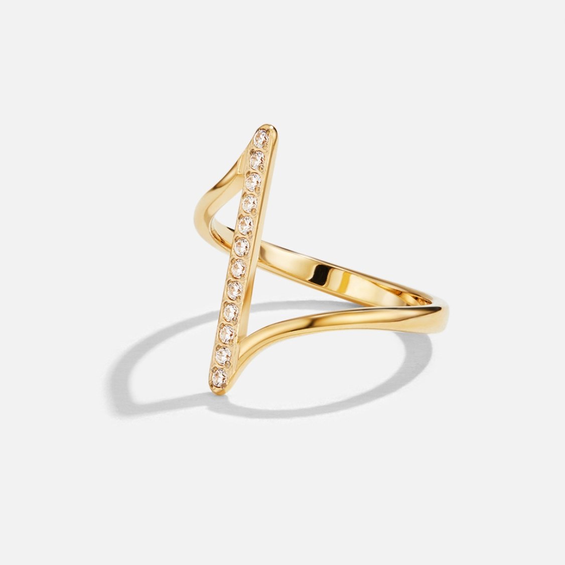 Mila Gevlochten Gouden Ring