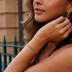 Milan Gouden Beaded Ketting Armband