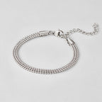 Milan Zilveren Beaded Ketting Armband