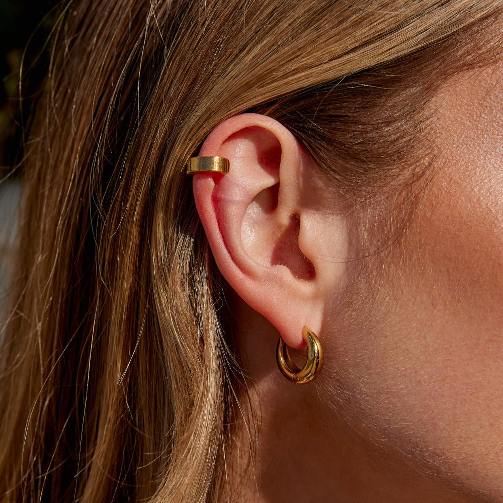 Millie Gouden Earring Cuff Secundaire afbeelding