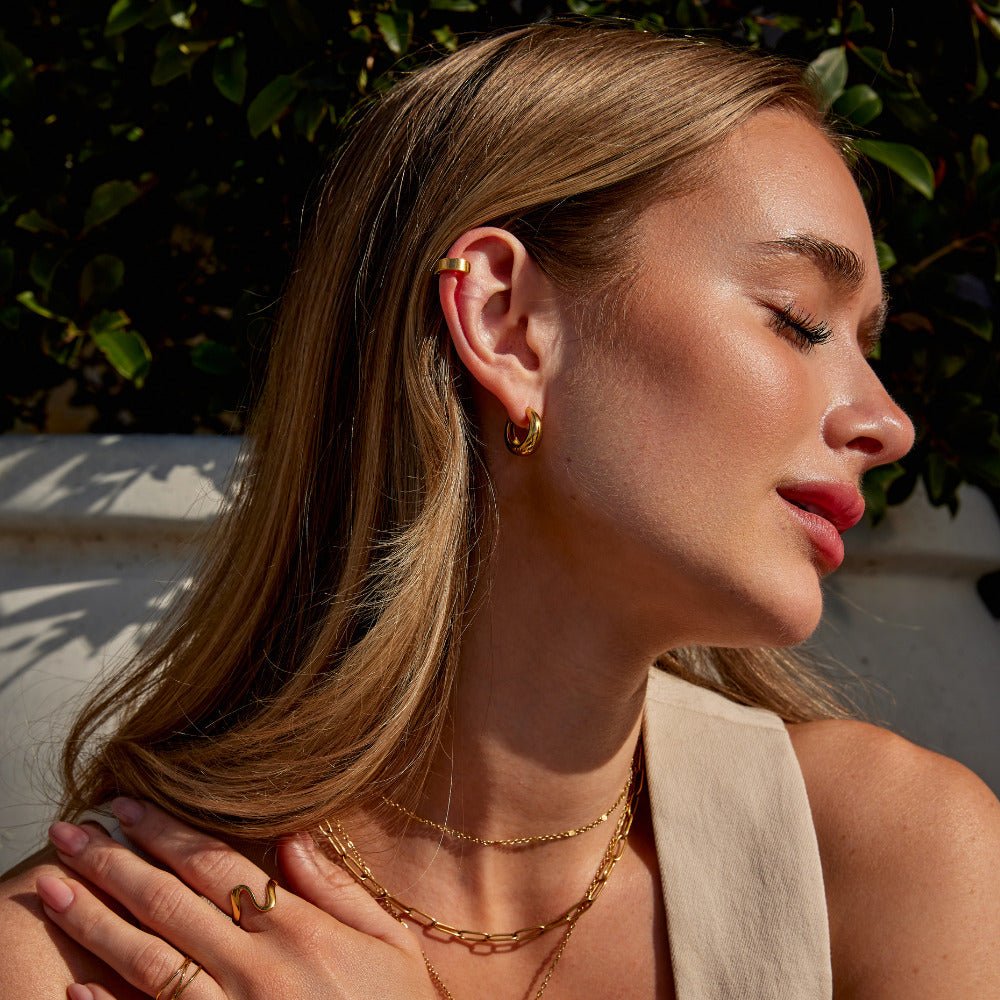 Millie Gouden Earring Cuff