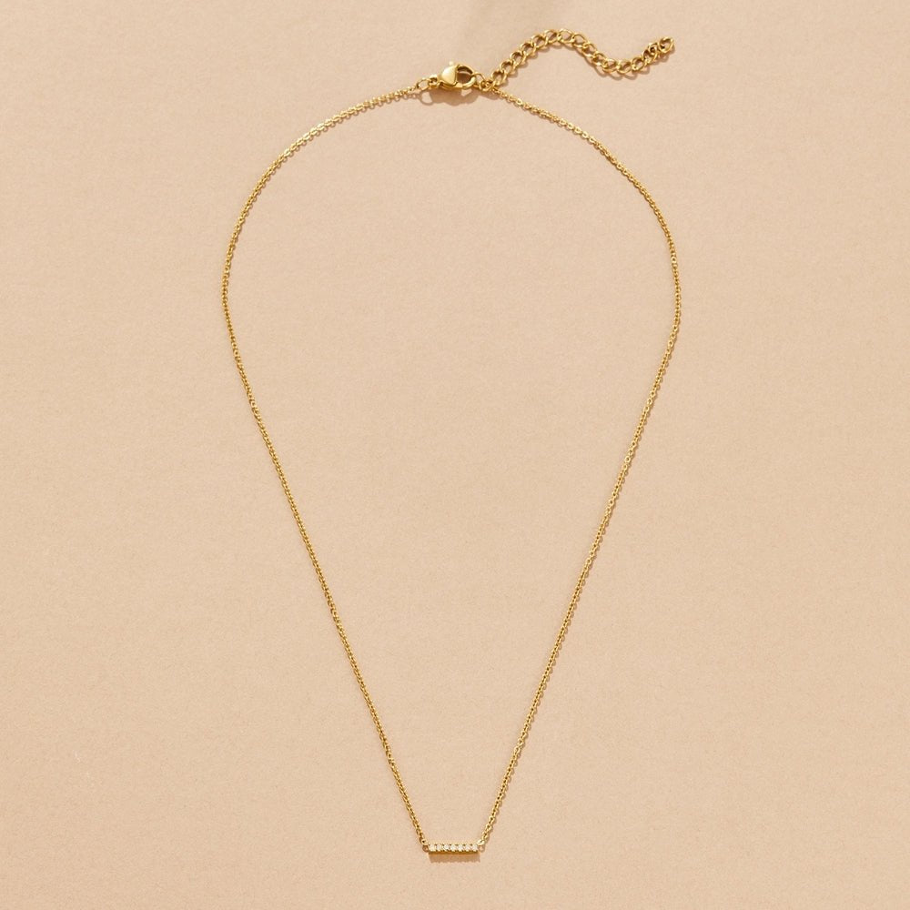Missy Kristallen Bar Hanger Ketting