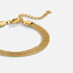 Molly Gouden Mesh Ketting Armband