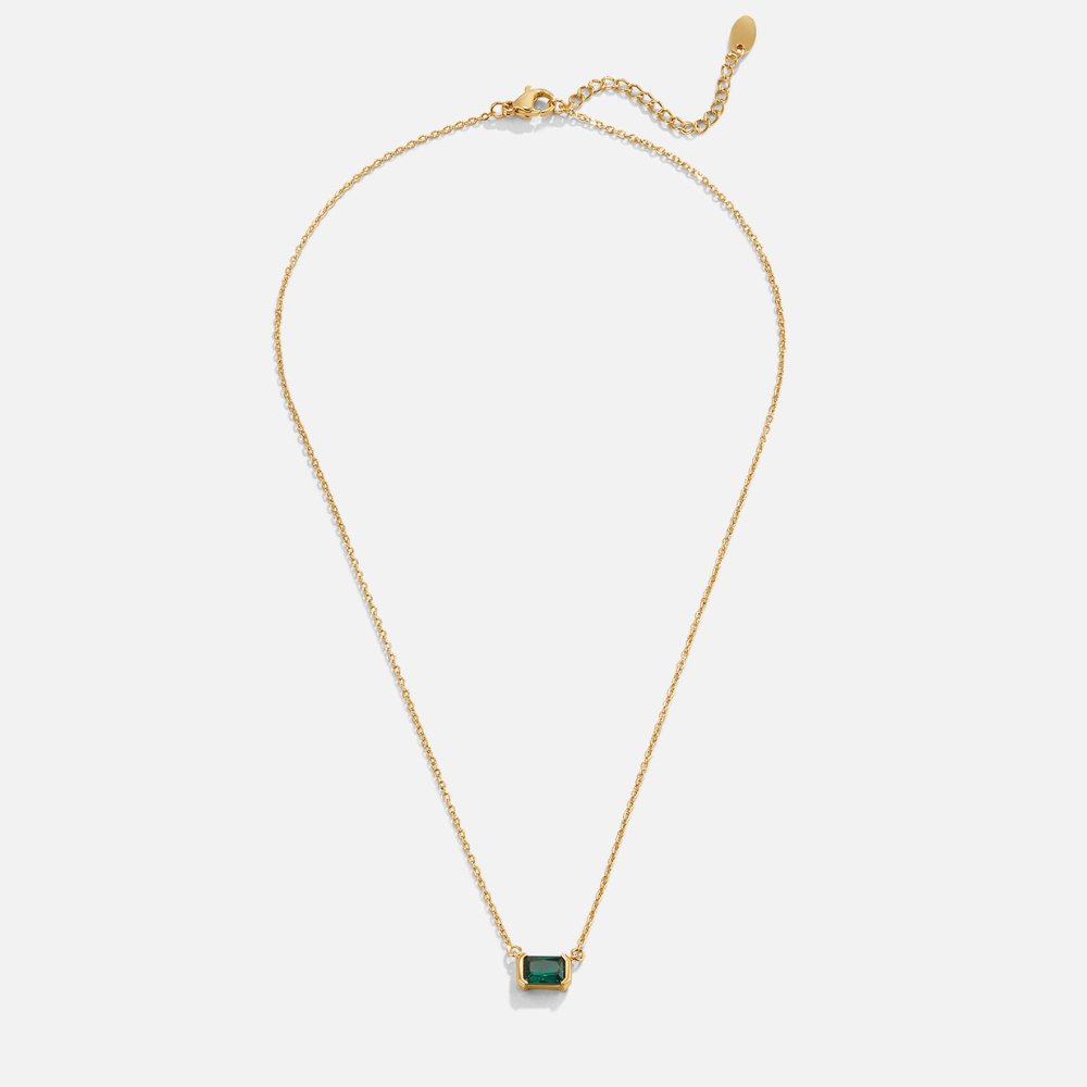 Monica Groene Emerald Ketting