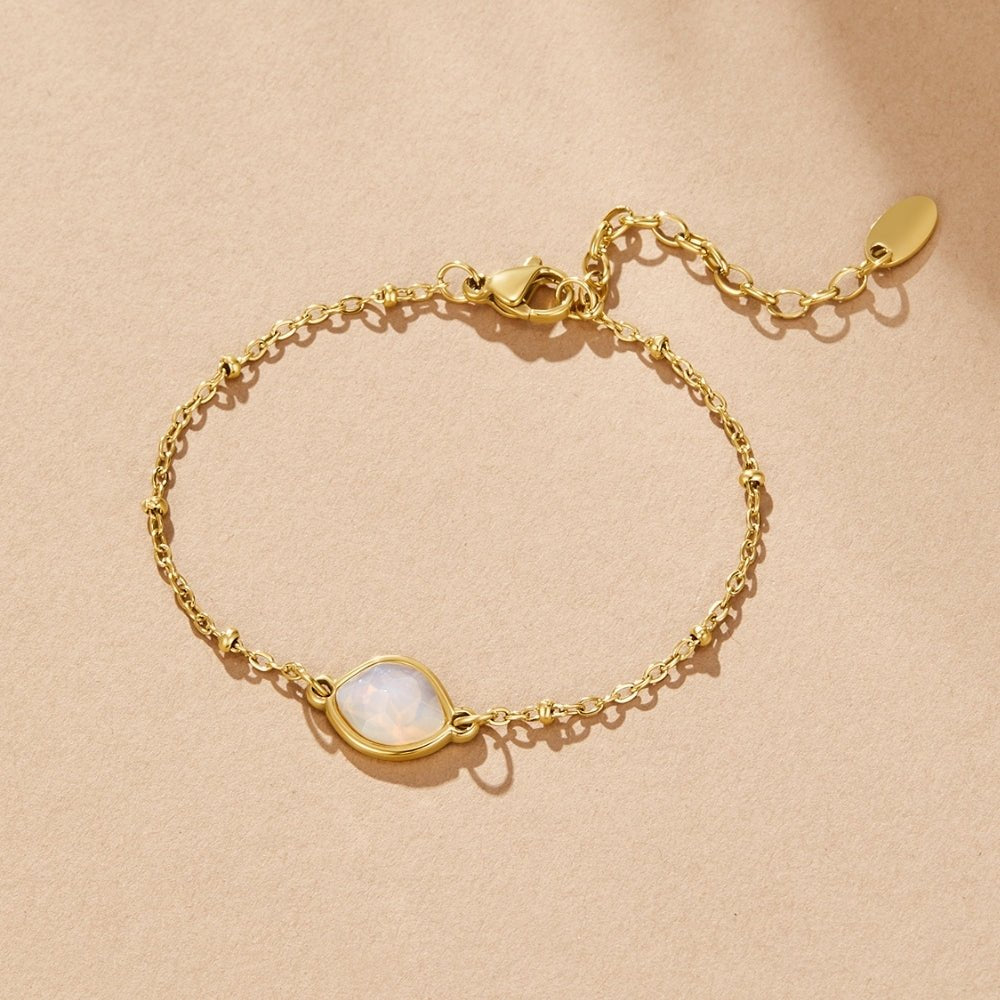 Moonstone Charm Armband