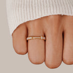 Mother Of Pearl & Kristallen Ring