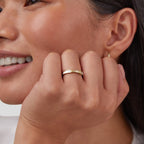 Mother Of Pearl & Kristallen Ring