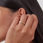 Mother Of Pearl & Kristallen Ring