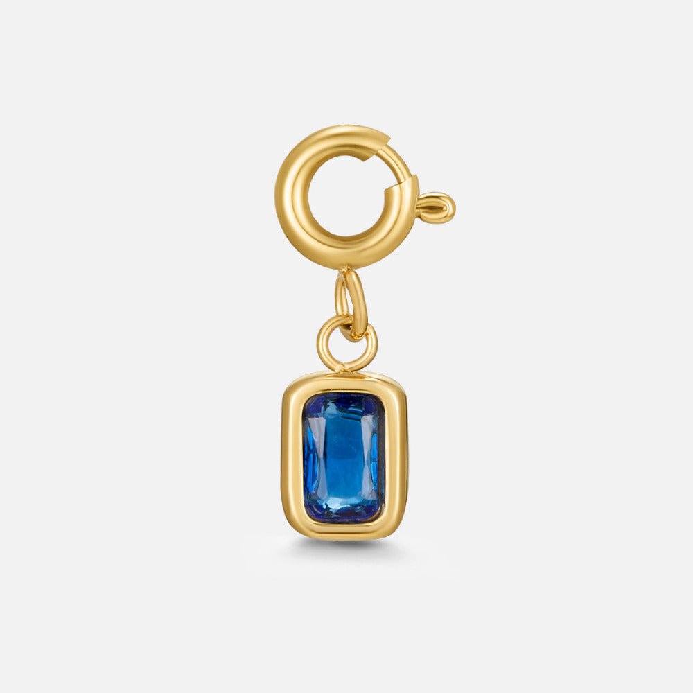 Blauwe Mystic Kristallen Charm