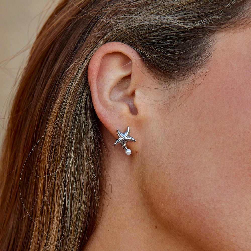 Naia Shell & Starfish Zilveren Oorbellen Secundaire afbeelding
