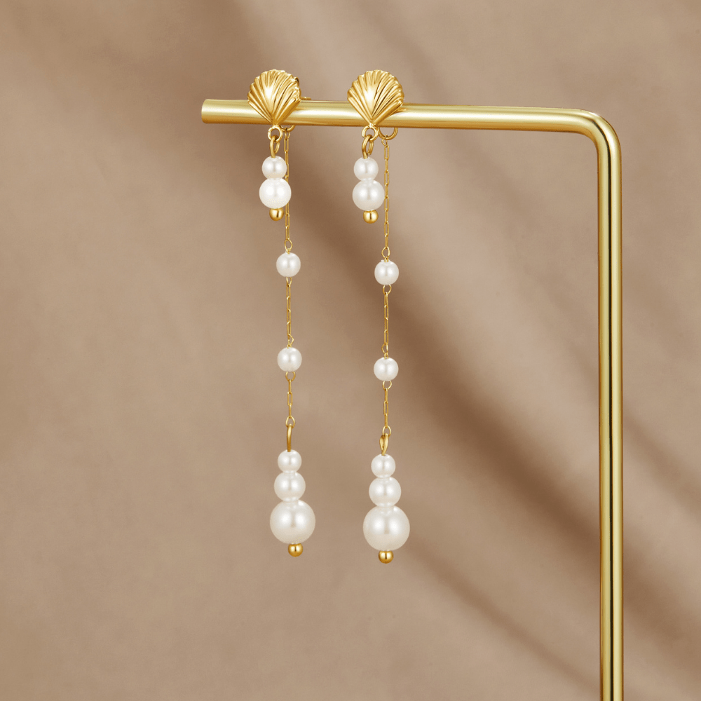 Neesa Parel Tassel Oorbellen Hoofdafbeelding