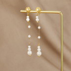Neesa Parel Tassel Oorbellen