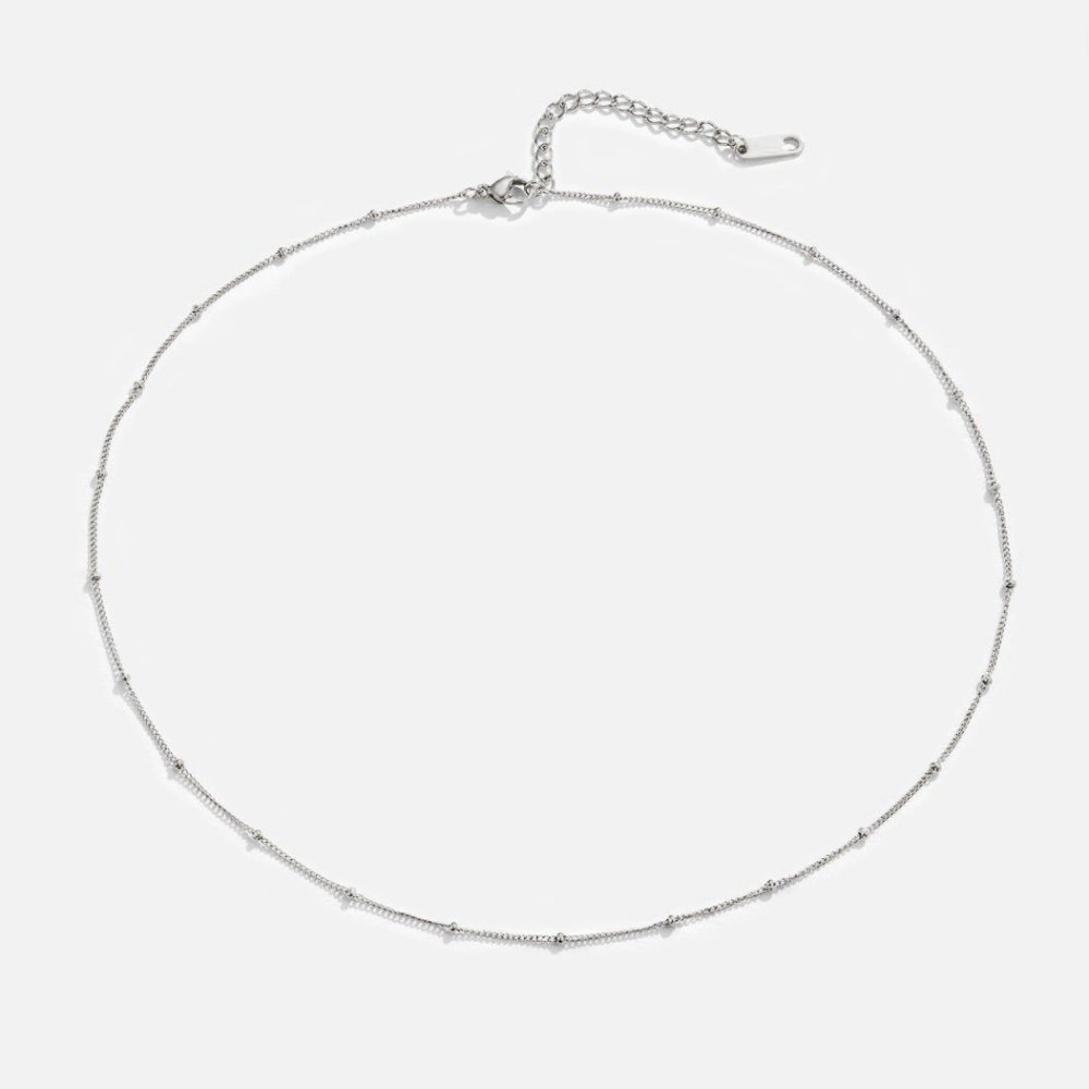 Niyah Bead Zilveren Ketting