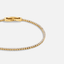 Niyah Witte Kristallen Gouden Armband