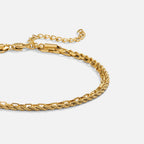 Nora Gelaagde Box Ketting Enkelband