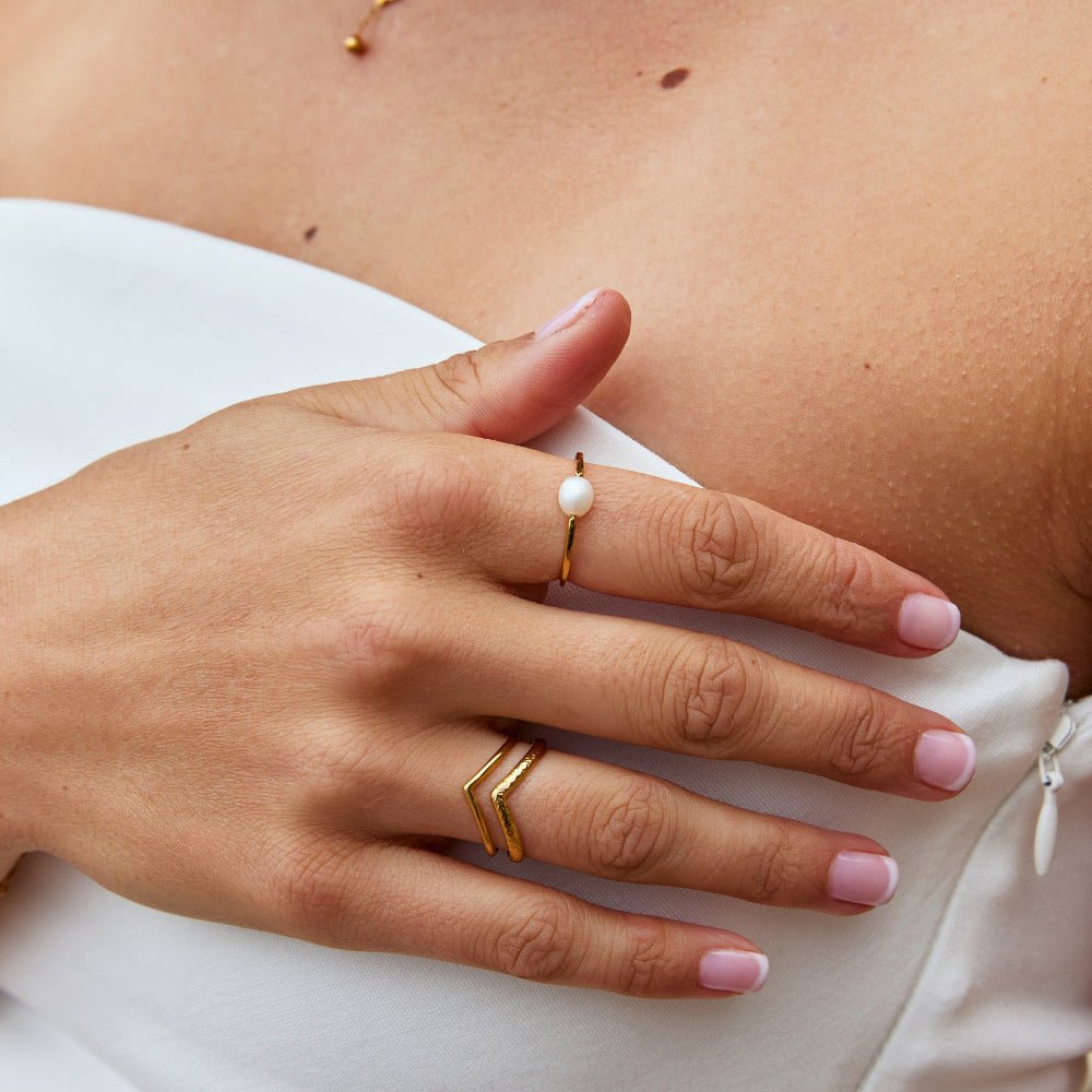 Nura Zoetwaterparel Ring