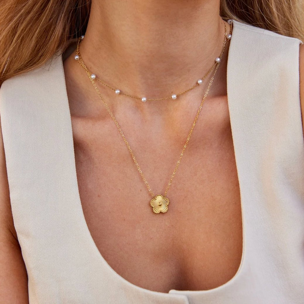 Nura Parel 18K Gouden Ketting