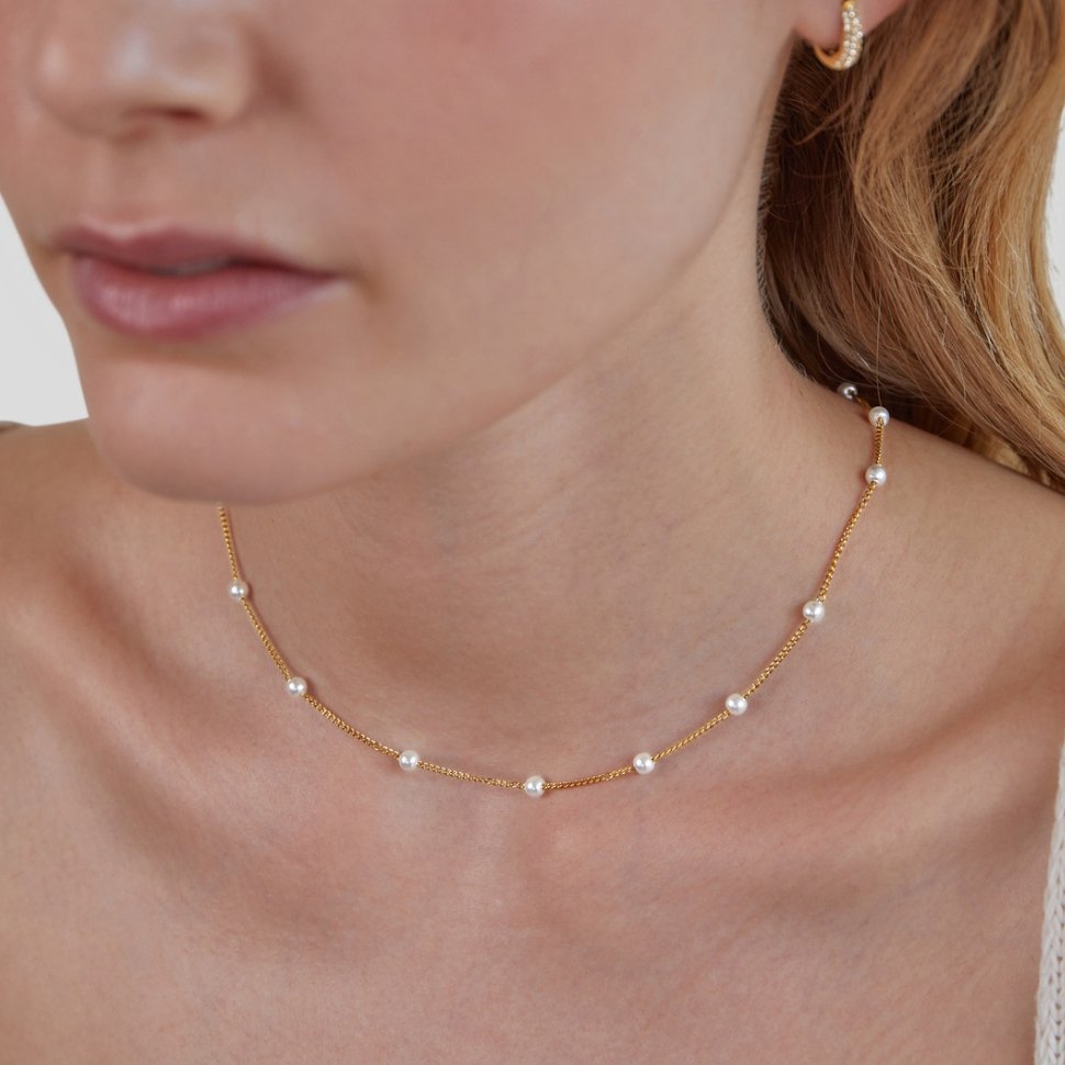 Nura Parel 18K Gouden Ketting
