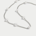 Nura Parel Zilveren Ketting