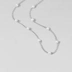 Nura Parel Zilveren Ketting