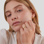 Onyx Zwarte Kristallen Ring