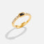 Onyx Zwarte Kristallen Ring
