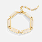 Opal Gouden Baguette Armband